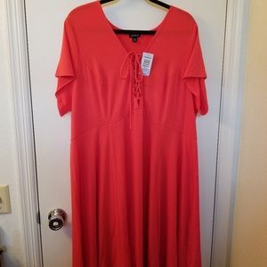 Torrid size 4 Melon Skater Dress
